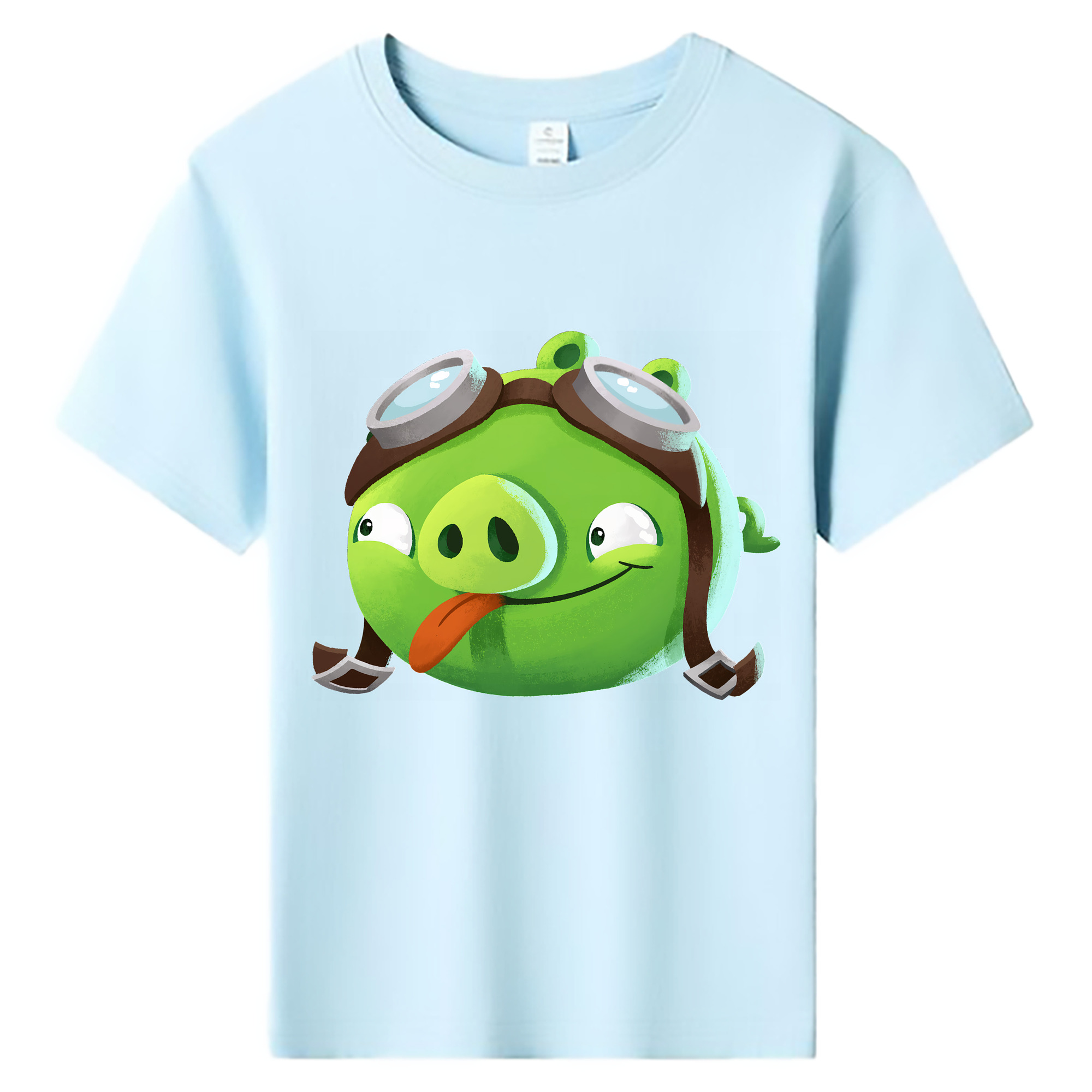（画像用） Angry Birds アングリーバード 綿100％キッズTシャツ（フロントプリント）